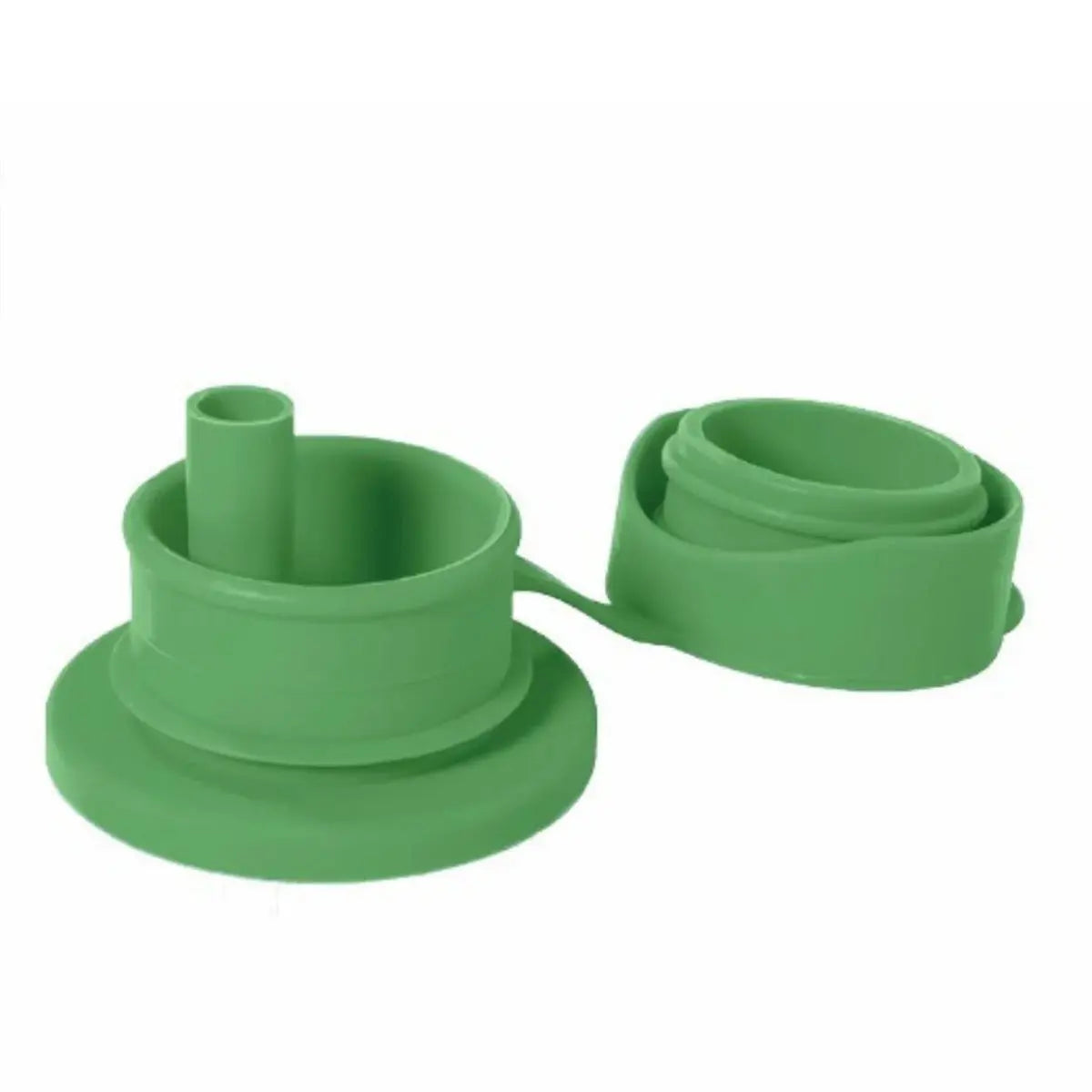 Bouchon en silicone paille Pura vert
