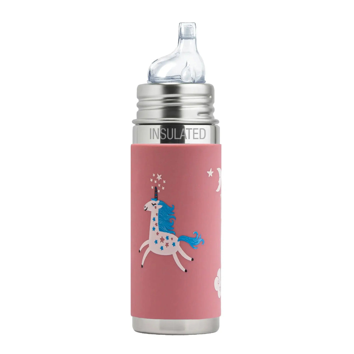 Gourde à bec Inox Isotherme 260ml Pura - Licorne 