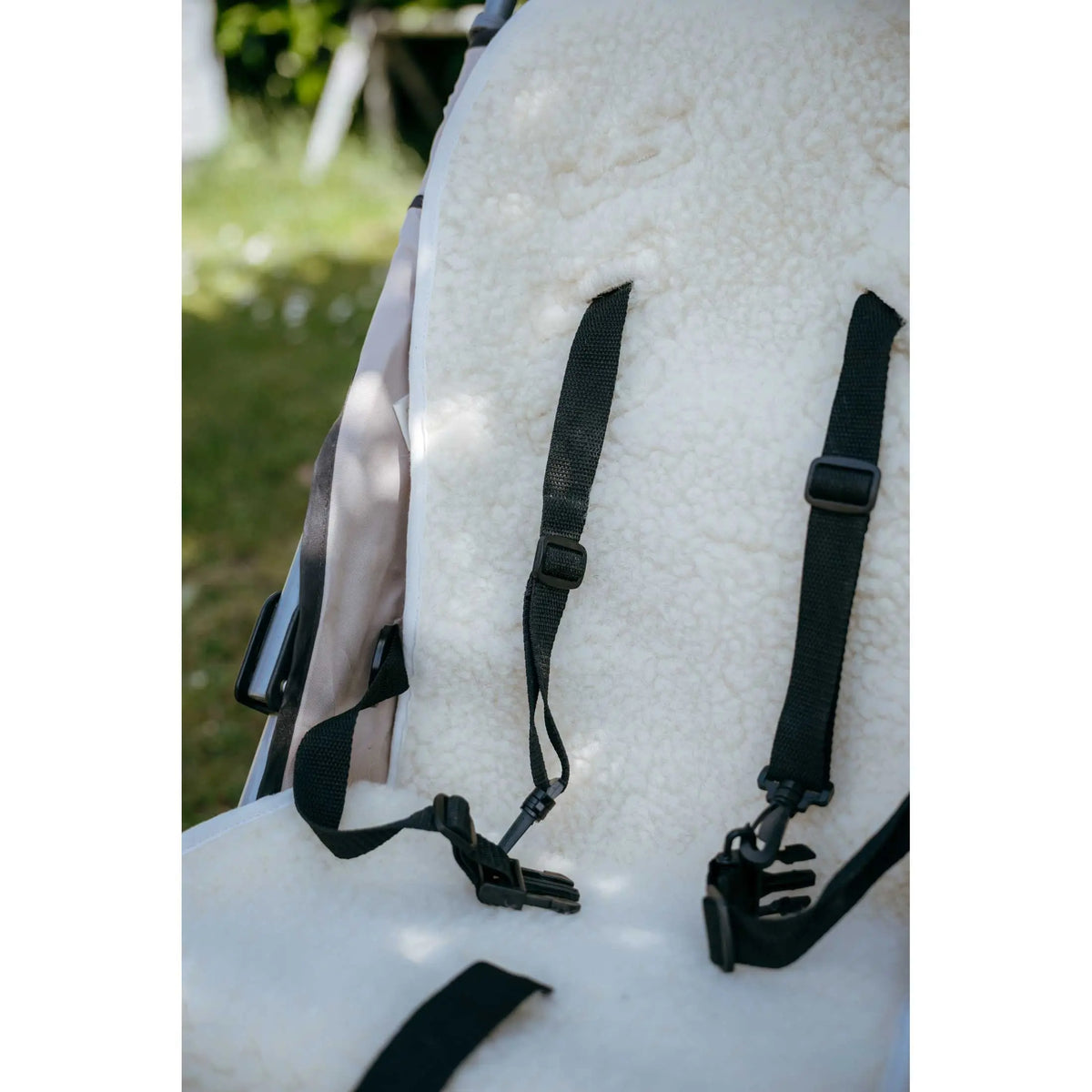 Assise pour poussette & siège auto en laine Sassoupi 
