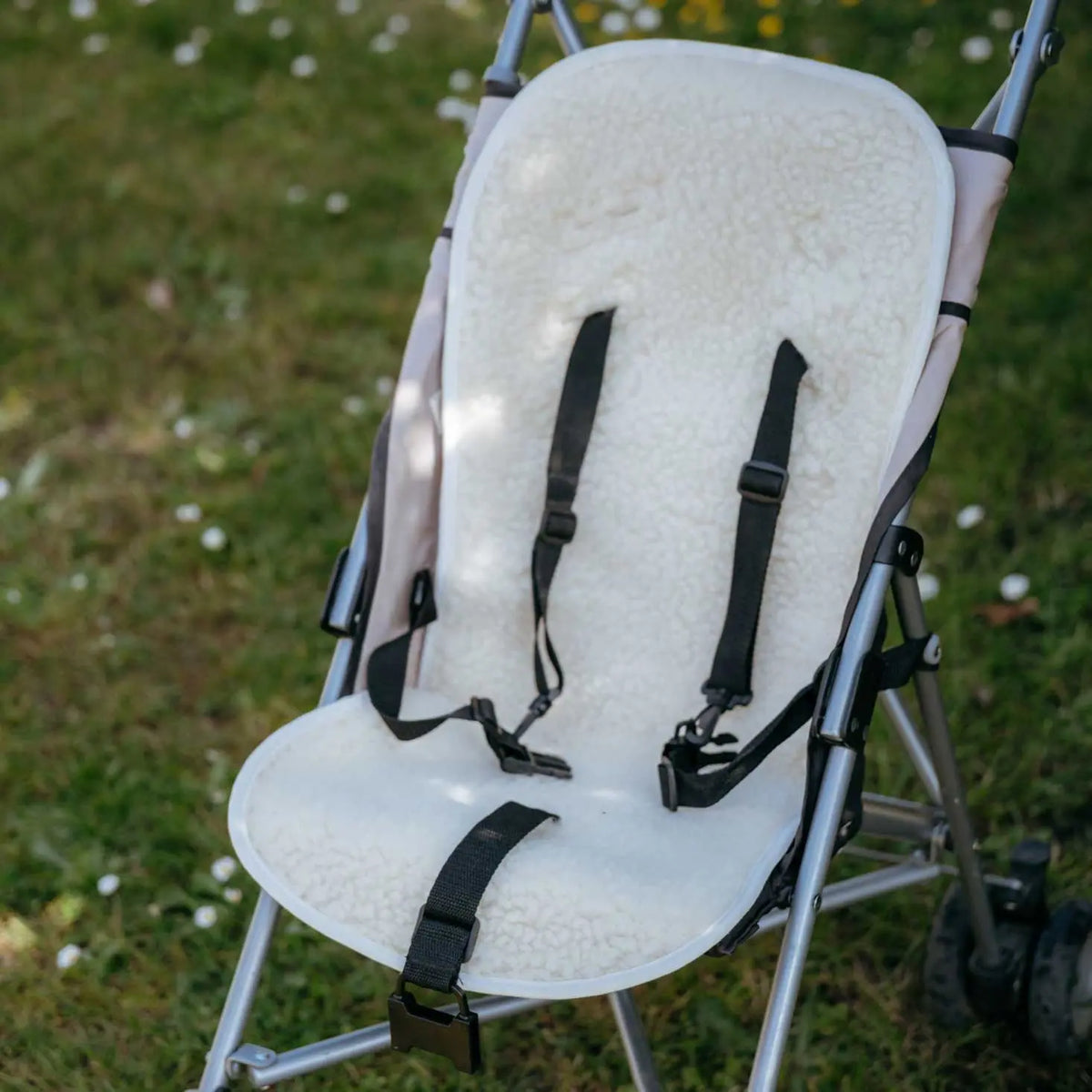 Assise pour poussette & siège auto en laine Sassoupi 