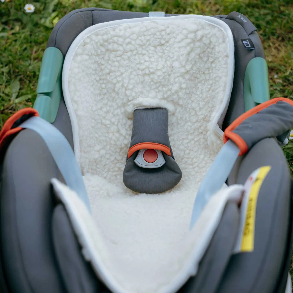 Assise pour poussette & siège auto en laine Sassoupi 