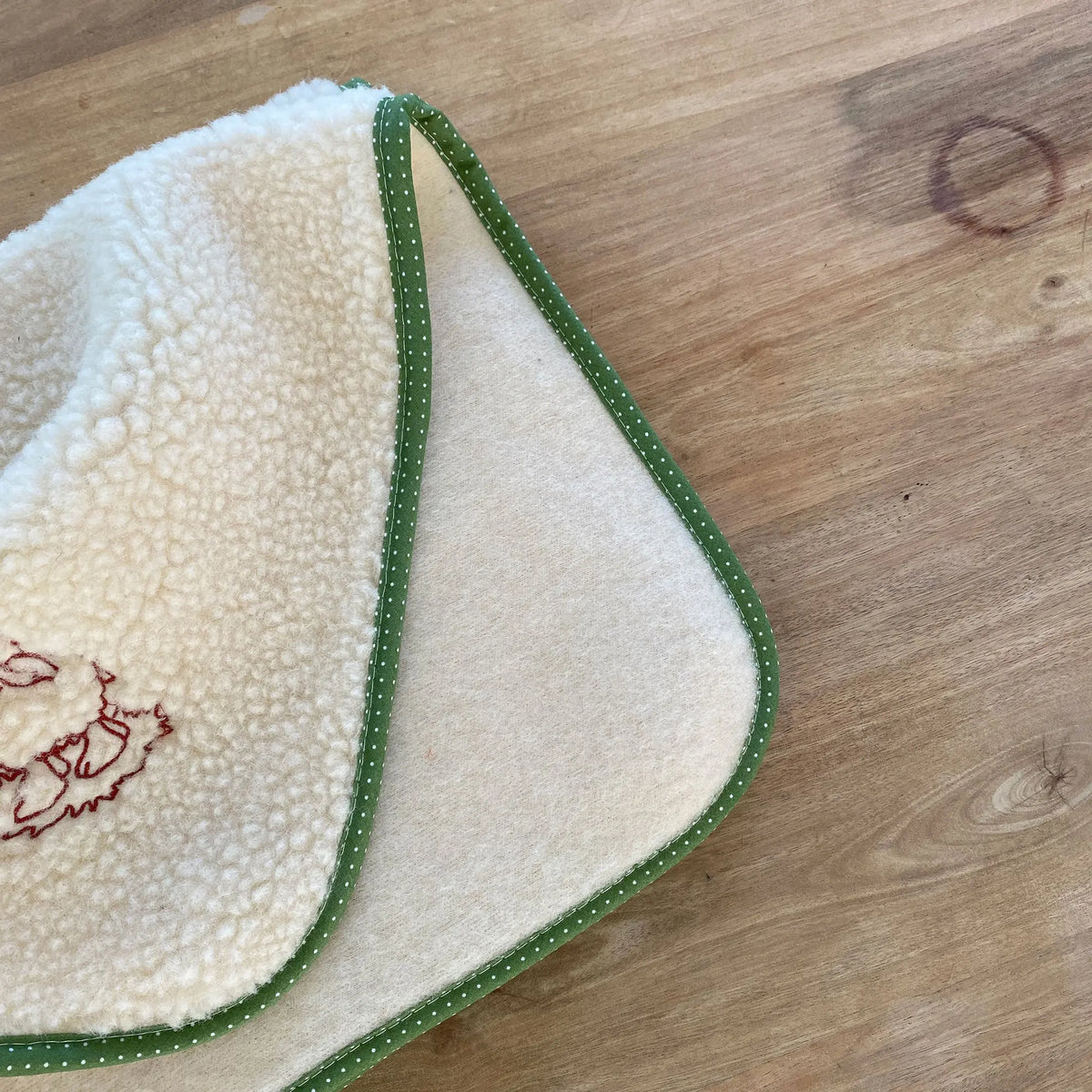Couverture en laine vierge pour bébé Sassoupi 
