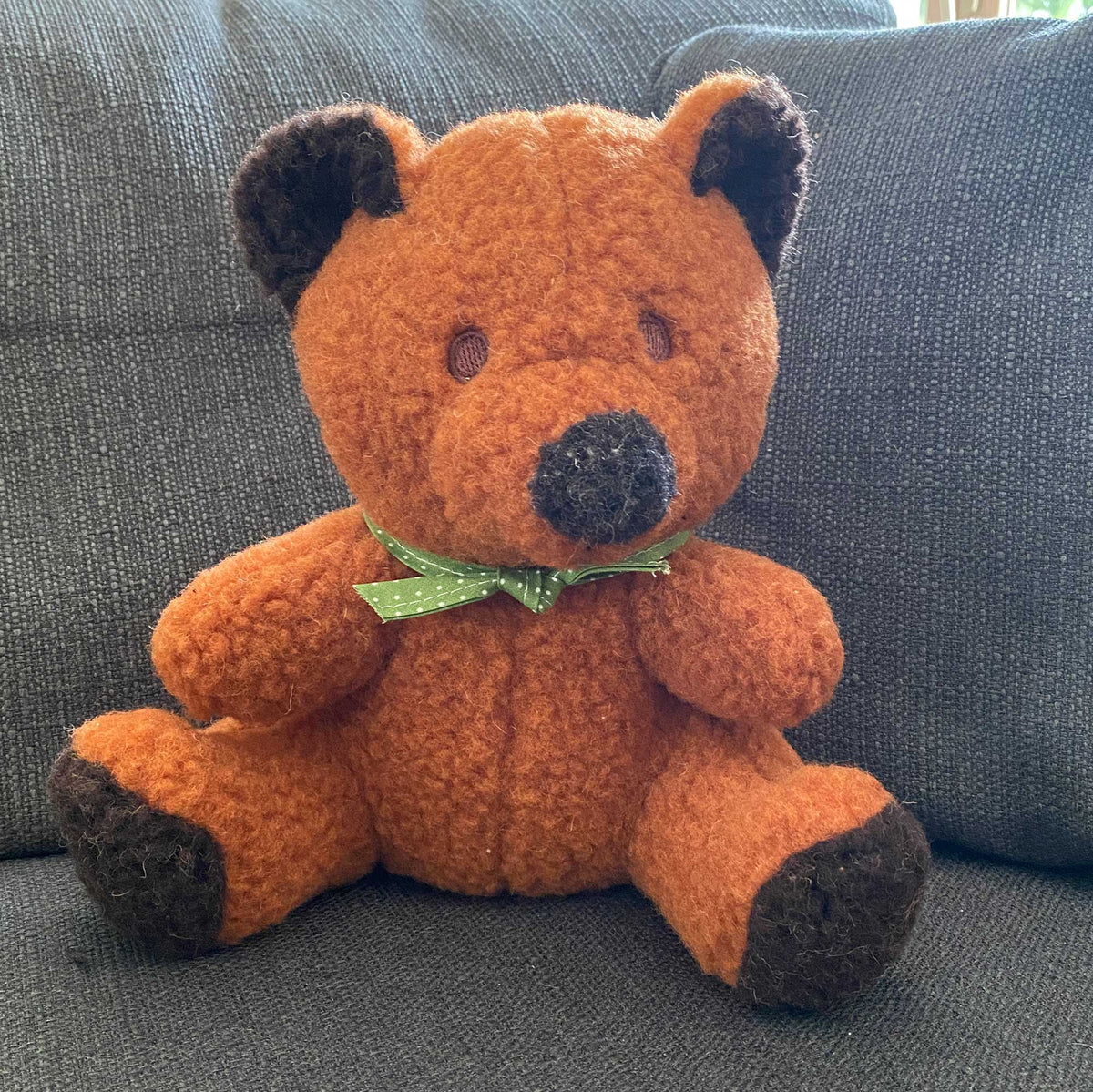 Nounours en laine vierge Sassoupi - Marron 
