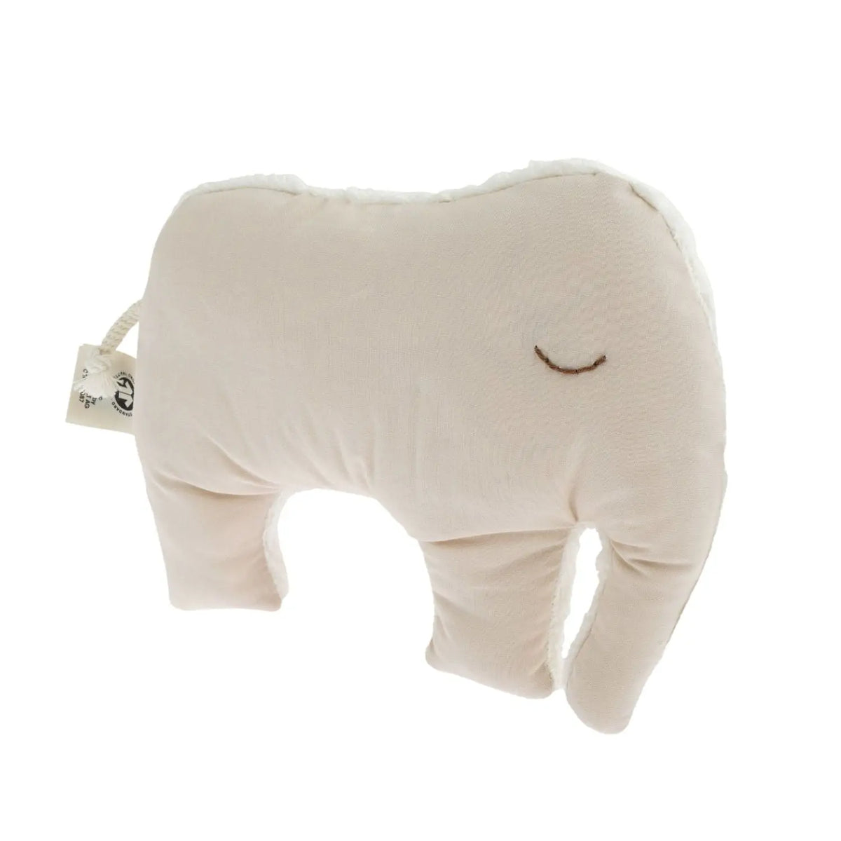 Coussin éléphant en coton bio & laine Senger Naturwelt 